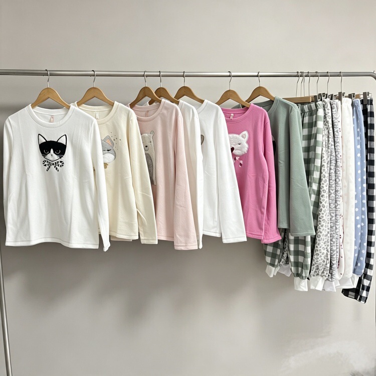 10034 Source Order~Spanish wholesale autumn and winter women's warm fleece jogger pajama set 10034 Source Order~Spanish wholesale autumn and winter women's warm fleece jogger pajama set