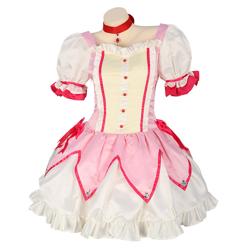 Magical Girl Madoka cos suit Shikama Madoka tights cosplay costume transformed into battle suit performance costume