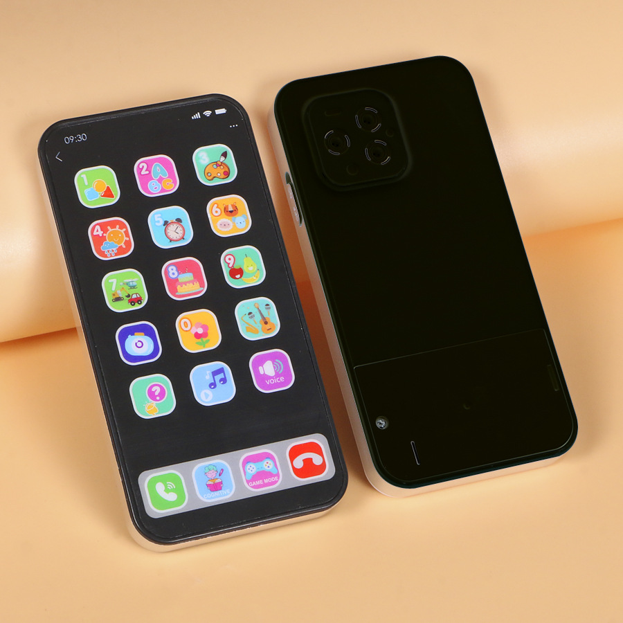 Simulación transfronteriza niños teléfono móvil juguete multi-función educativa educación temprana máquina música historia juego de luz aprendizaje máquina