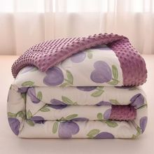安抚豆豆保暖加厚春秋大豆被子单人可机学生宿舍双人宿舍空调被厂