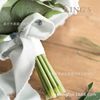 Hot -selling simulation flower tube rod green tube roll bundled artificial flower stems wedding flower bundle flower bouquet flowers and chest flowers