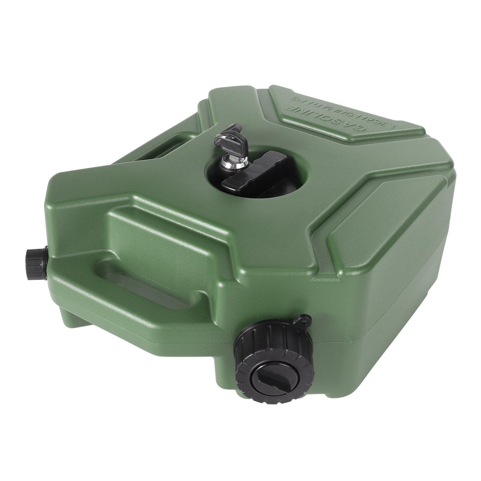 Wholesale 5L Car and Motorcycle Plastic Fuel Tank Spare Oil Barrel Refueling Barrel Gasoline Pot Motorcycle Travel Self-Driving Auxiliary Fuel Tank
