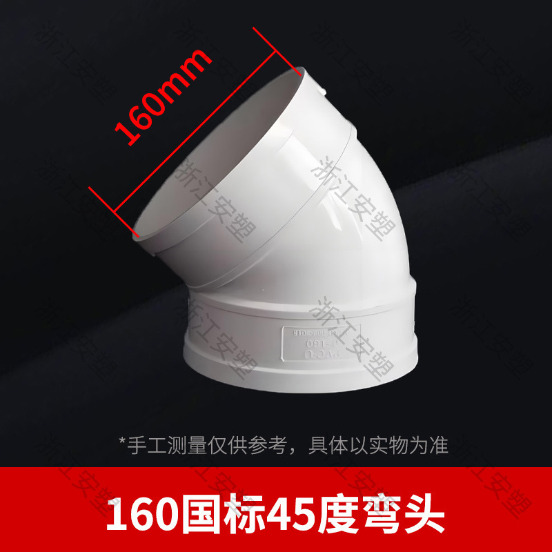pvc排水管国标弯头带检查口90度45度存水弯s型p型50 75 110 160|undefined