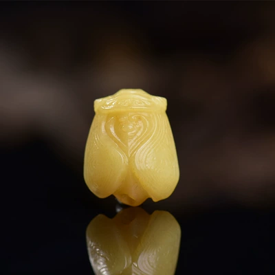 Natural Camel Bone Carving DIY Semi-Finished Waist Beads, Spacer Beads, Back Cloud Pendants, Buddhist Prayer Beads, Bracelet Accessories, and Jewelry (Zərgərlik ara hissələri) - number-1
