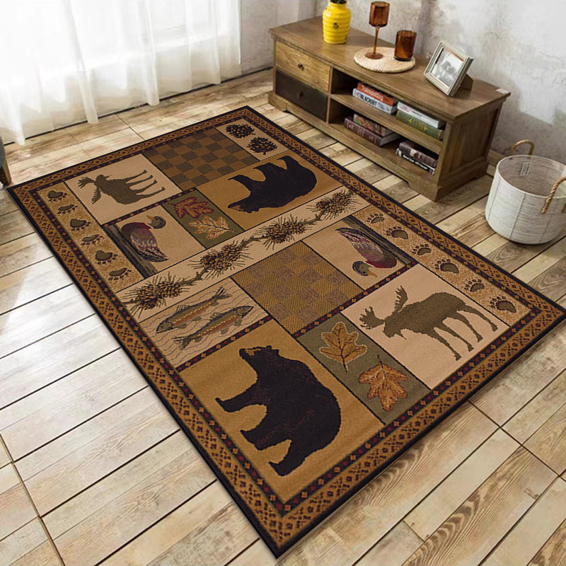 country retro carpet for living room