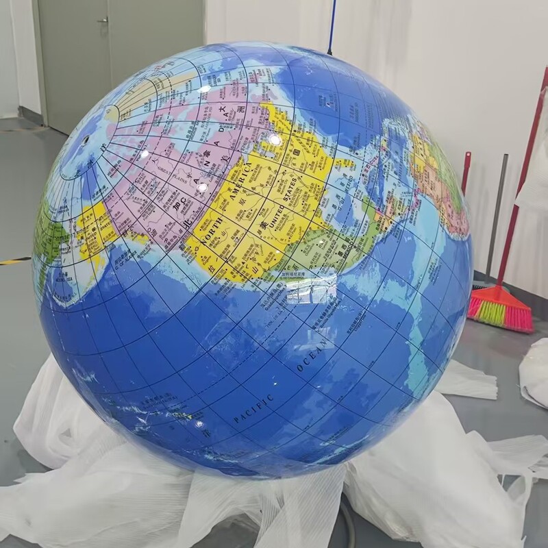 直径1000mm电动旋转内发光地球仪高清图文大型地球仪落地地球仪|undefined