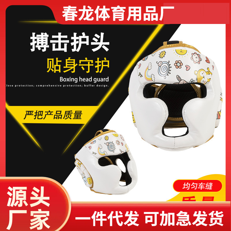 Professional Boxing Helmets for Adults and Kidsren, Sanda Fighting Headgear, Muay Thai and Taekwondo Hats, Training Protective Gear for Men and Women