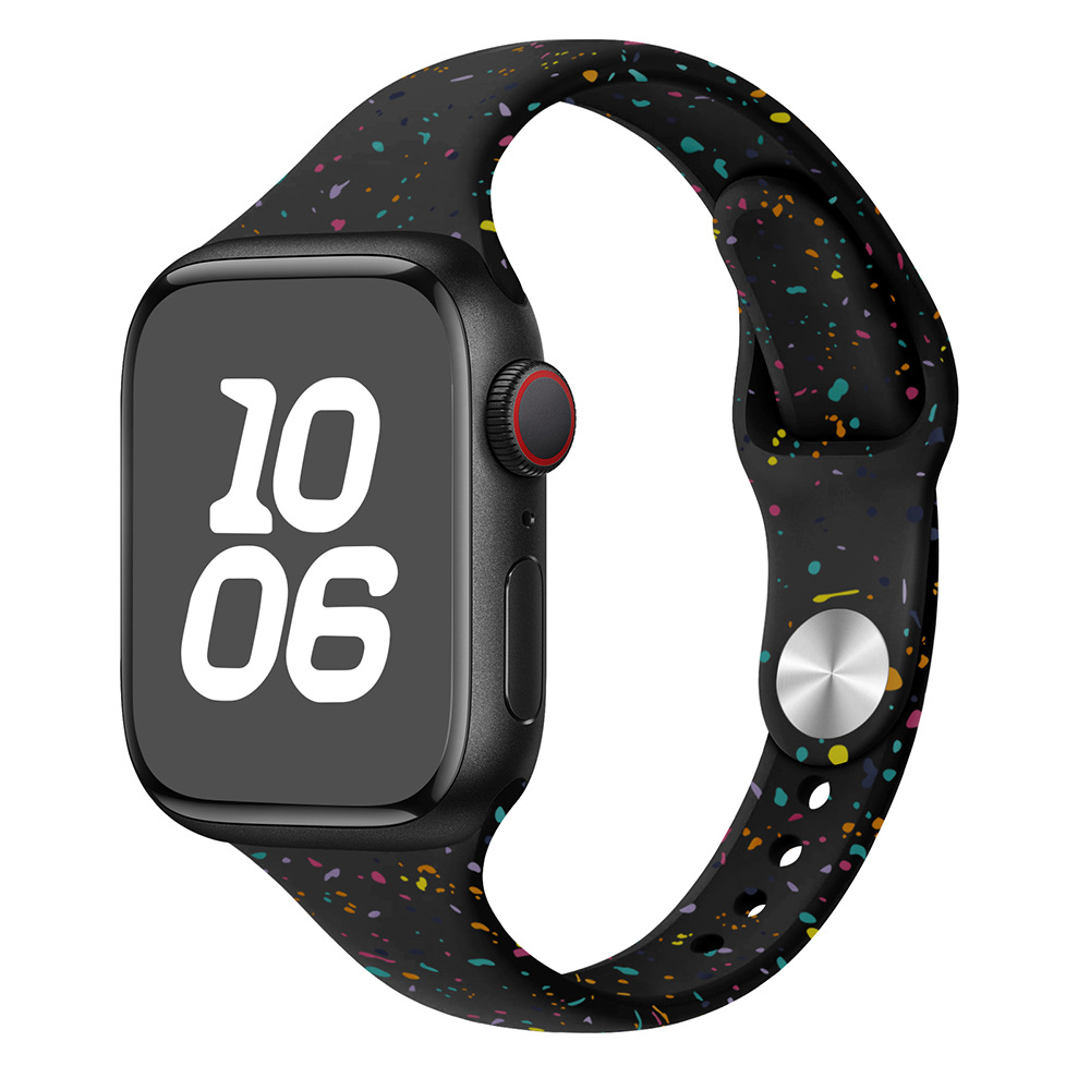 Para Apple Watch 789 generación T-Silicone brazalete iwatchSE deportivo reemplazable pulsera deportivo