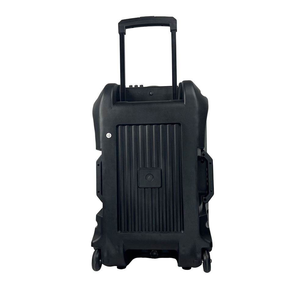 Fábrica de exportación directa de 15 pulgadas 80W barra de tracción portable altavoz gran micrófono inalámbrico