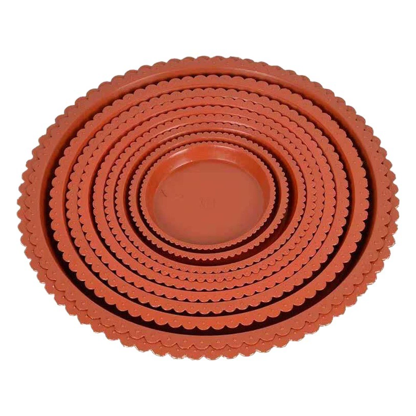 Цветочный горшок поднос нижняя опора фабрика оптовая круглая кружева цветочный горшок