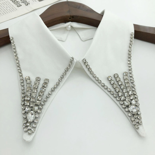 Hot-selling exaggerated high-end hand-sewn fake collar Internet celebrity clothing women's clothing for nothing fashion trends own factory