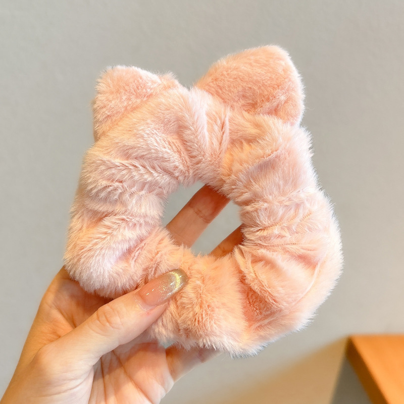 Anillo para el cabello del intestino grueso Mori Cuerda para el cabello de la cola de caballo femenina Albóndigas de sentido avanzado Cuerda para la cabeza Apuntar la cabeza Flor para el cabello Almohos elásticos Almohos para el cabello