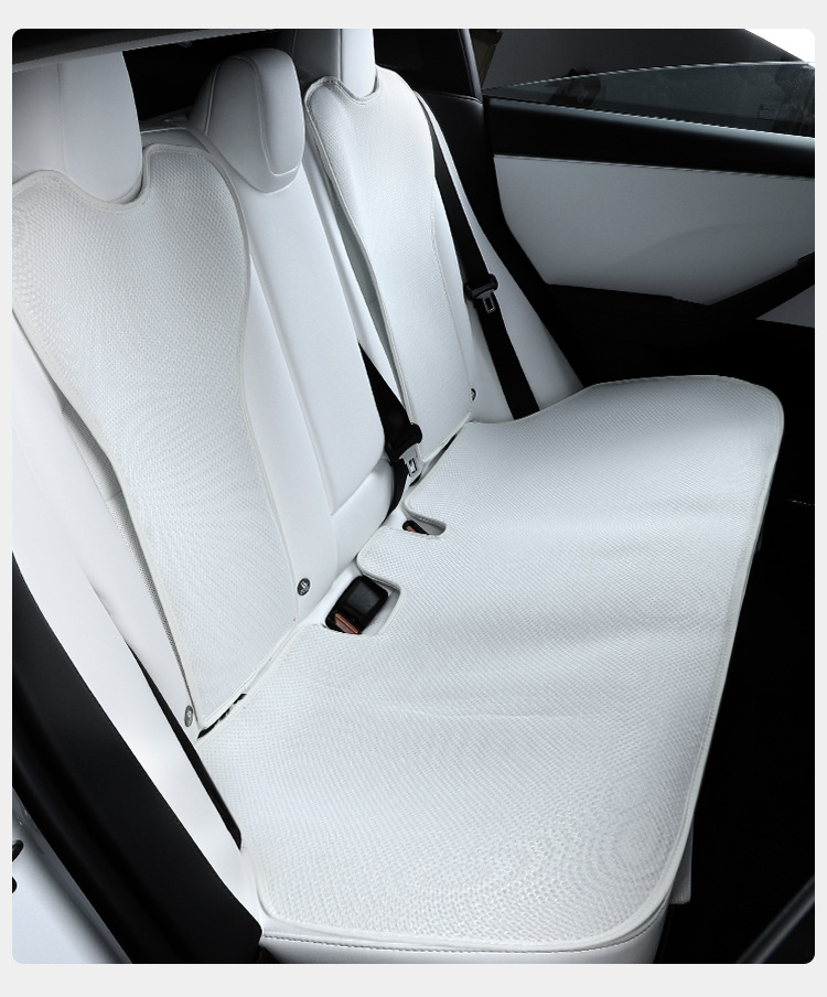 Specially Designed for Foreign Trade, Suitable for Tesla Y Ice Silk Cushion Tesla Edamame Y New Version Seat Cushion Breathable for All Seasons