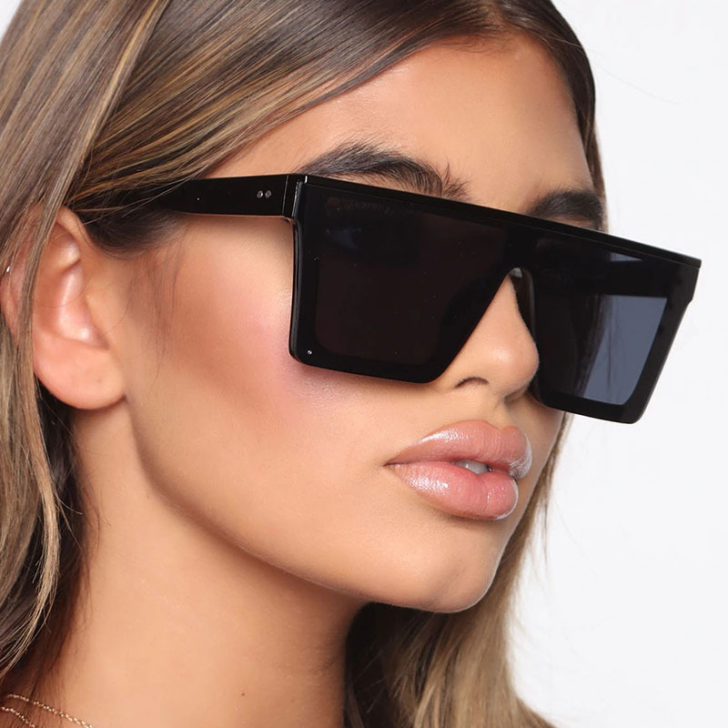 New Imitation Frameless One-piece Sunglasses for Men and Women, Sports, Cycling, Driving, Sunglasses, UV Resistant_voghion.com