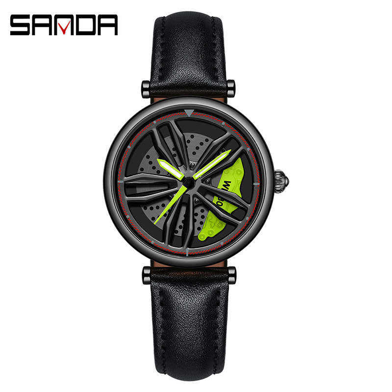 1074 벨트 블랙 그린