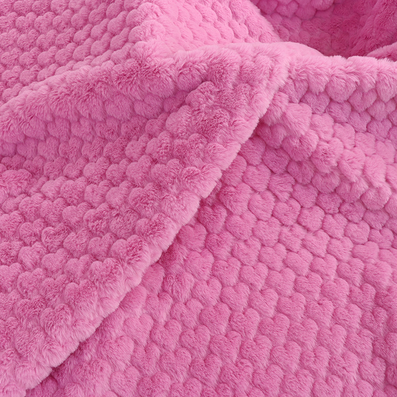 現物はウサギの毛のエンボスの小さい愛の綿布の立体のエンボスの小さいウサギの毛の布地の家庭用紡績の服装の抱き枕の生地に似せます。