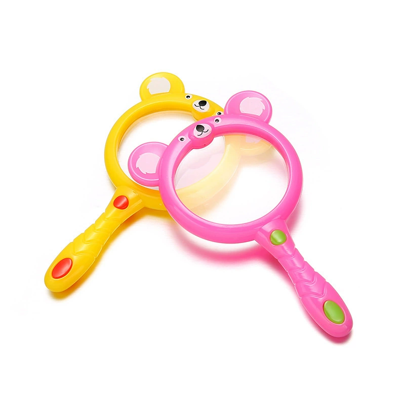 Заводская специальная распродажа, цветная детская увеличительное стекло HD, Мультяшные портативные Обучающие Развивающие игрушки, костюм оптом