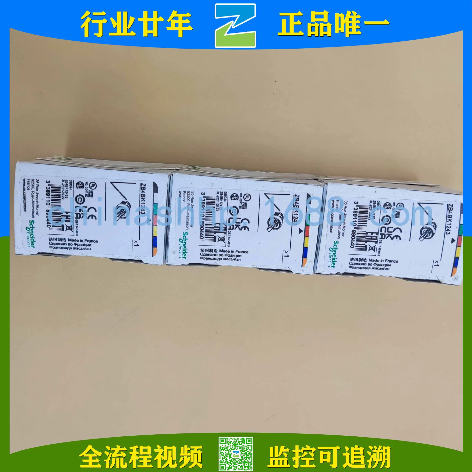 Schneider-Головка переключателя с выбором света ZB4BK1243