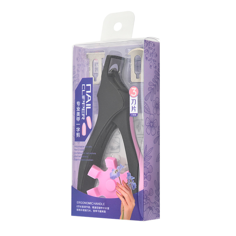 Fábrica de manicuras tijeras cuchillas reemplazables cortadoras de uñas francesas cortar herramientas de manicuras redondas U-tijeras mayoristas