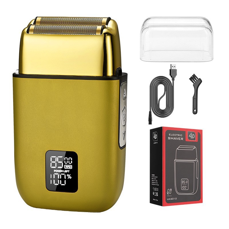 3-cuchillo eléctrico Red de vaivén hombres máquina de afeitar blanqueamiento dispositivo multifunción maquinilla de afeitar hogar Calvo pelo Clipper