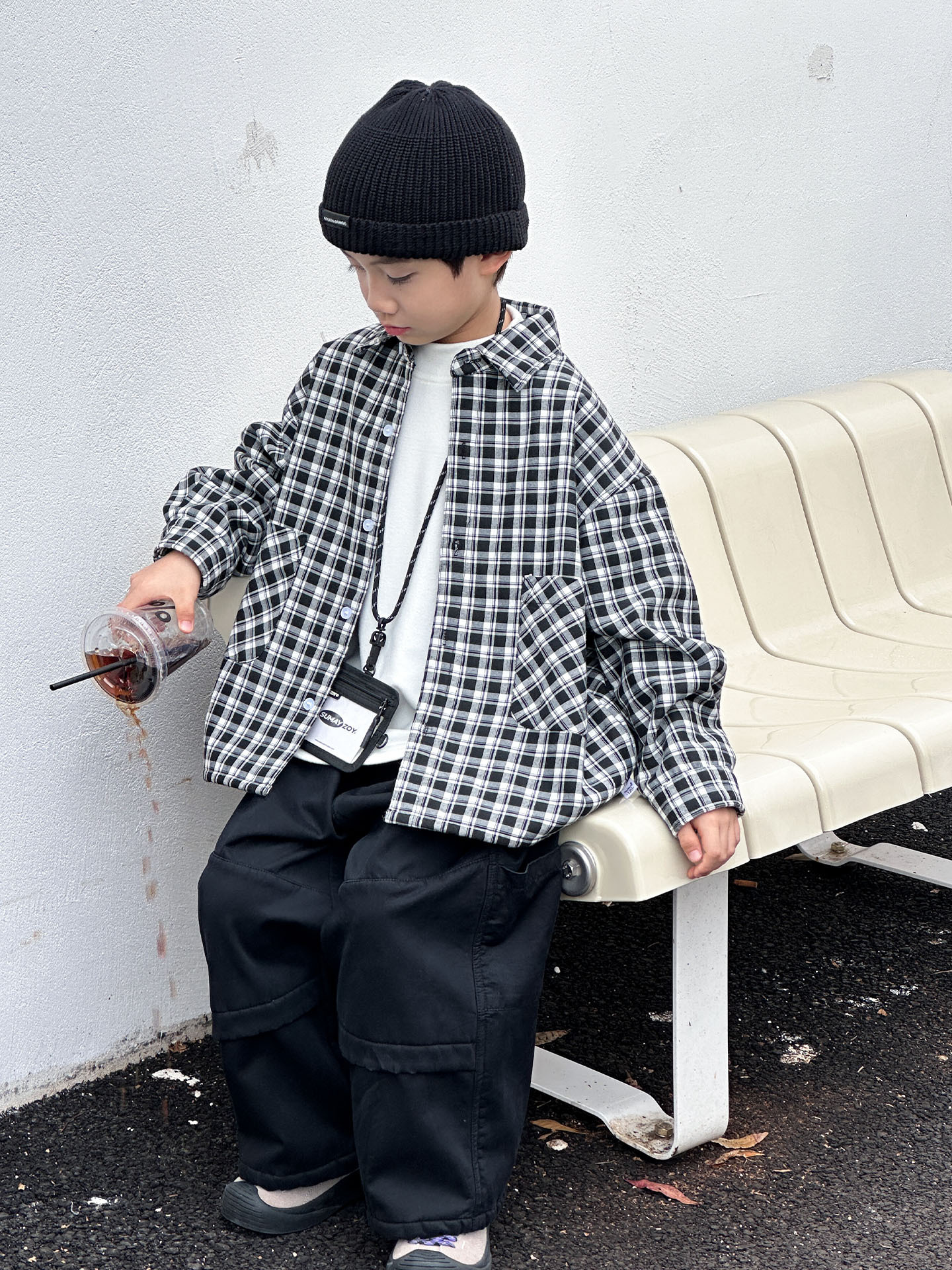Camisas de invierno para niños Camisas de invierno para niños 2025 otoño y invierno nuevas camisas casuales a cuadros para niños pequeños