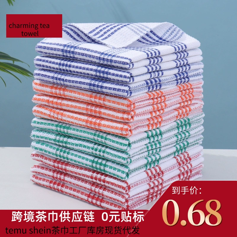 Трансграничная Amazon двухсторонняя кухонная ткань для мытья посуды