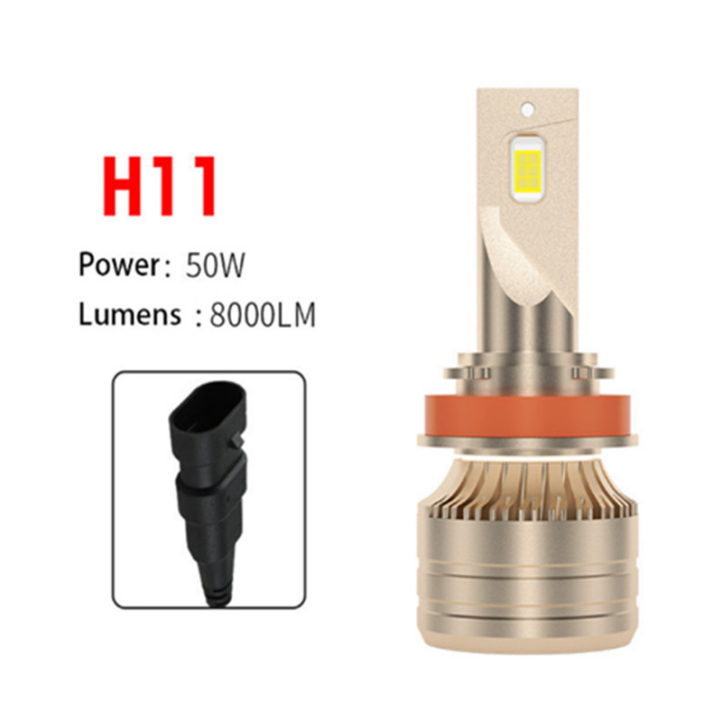 H1 H3 H7 faro LED del automóvil bombilla láser ultra brillante H4 lente de teleproximación convertida en faro image 4