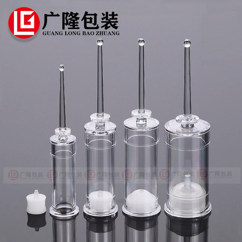 Factory-direct disposable hyaluronic acid ampoules: 1ml, 2ml, 3ml, 5ml clear and amber-colored empty vials with flat-shoulder design, made from plastic.
