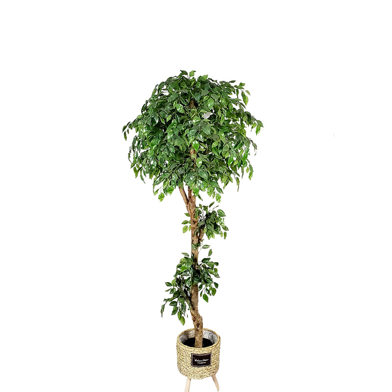 Árbol de Banyan Artificial Desmontable, Nuevo Modelo Transfronterizo, Decoración de Interiores para el Hogar, Centro Comercial, Hotel, Exhibición de Ventanas, Planta Artificial en Maceta