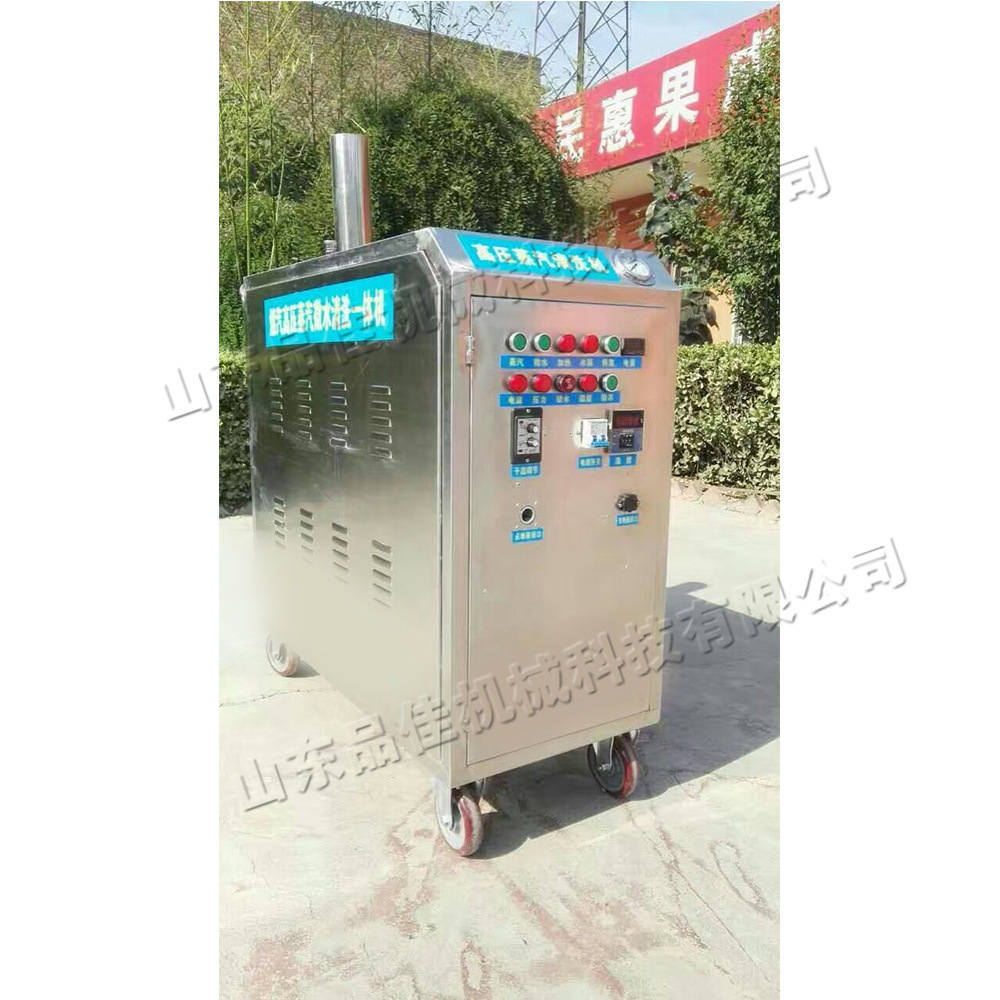 可移动式蒸汽洗车机 家用蒸汽清洗设备 不锈钢冷水蒸汽双用洗车机