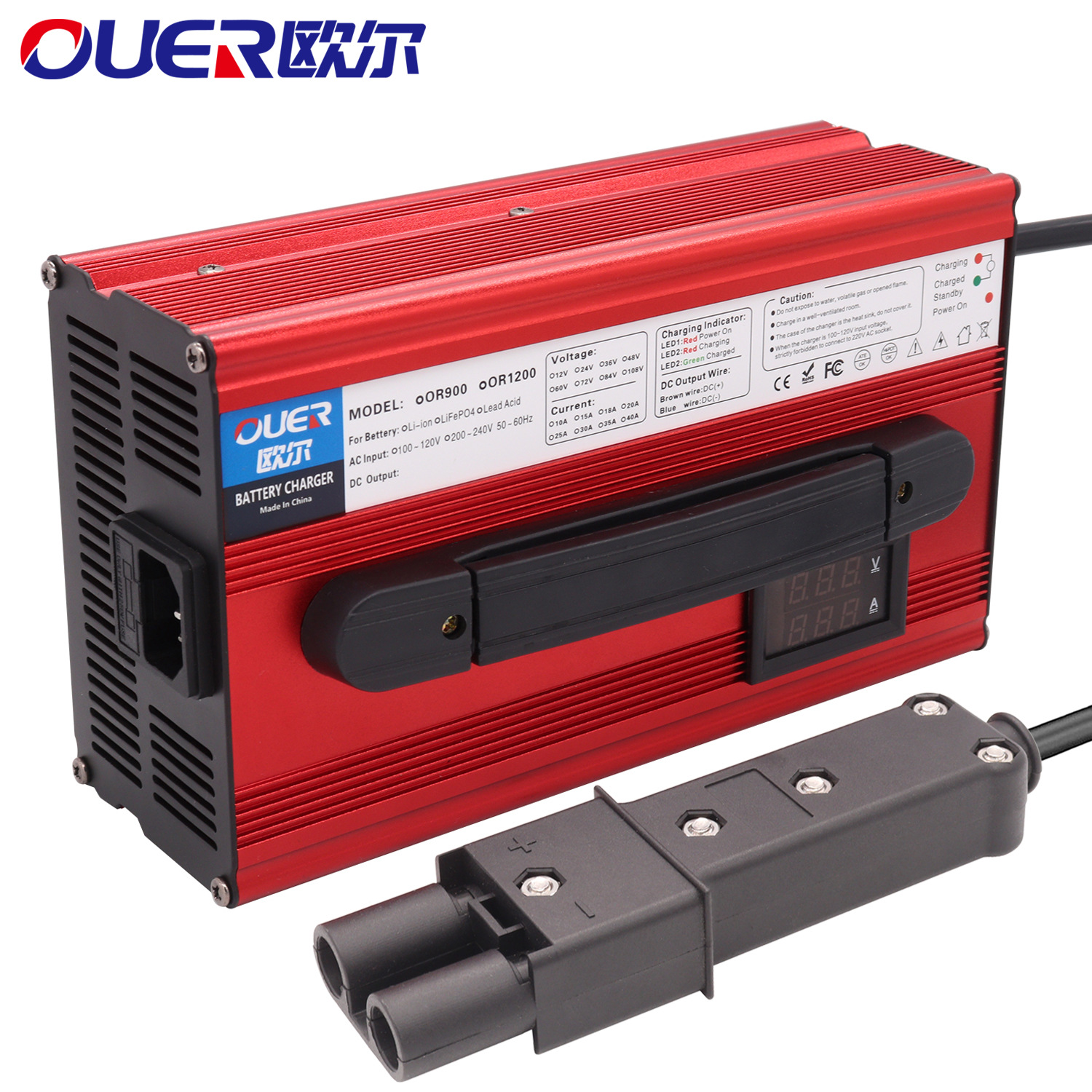 高尔夫球车 EZGO 48V17A铅酸充电器专用 各类高尔夫球车插头可选