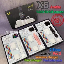 X6智能手表华强北s8蓝牙耳机二合一六件套装s8ultra运动手表