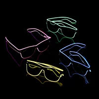 EL Cold Light Glasses Светодиодные очки для праздничного оформления бара party прохладные светящиеся очки el холодный свет