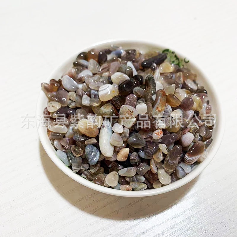 卸売り天然水晶砕石粉紫黄水晶七色水晶水槽植木鉢装飾消磁水晶砕石|undefined