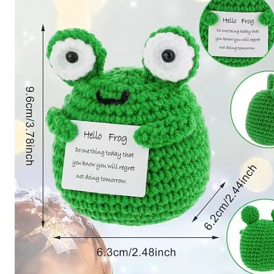 国境を越えてアマゾンの毛糸を販売している手作りのニット鉤織動物ペンギンは積極的に面白い減圧人形が座っている