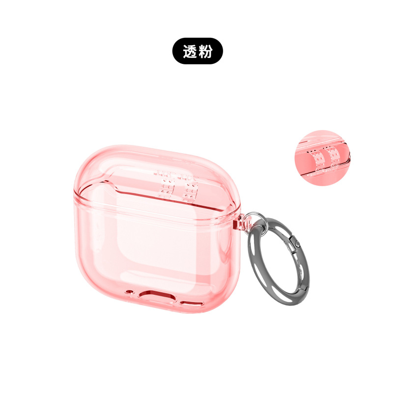 Airpods4 保護カバー結合 Apple 第 4 世代ヘッドフォンシェルソリッドカラーアクティブノイズリダクション収納ボックス TPU ソフトに適しています|undefined