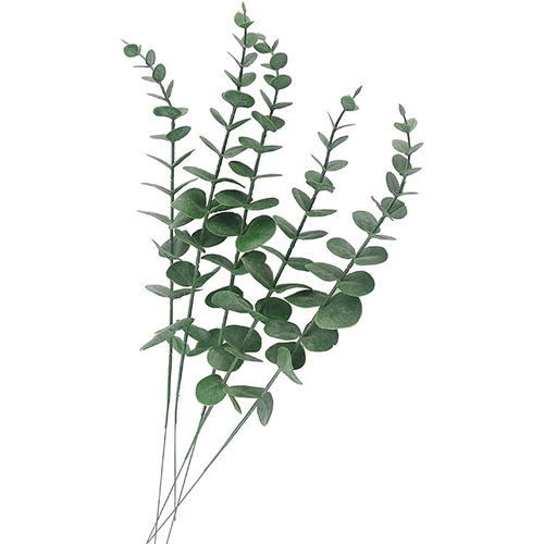 Simulated single pulped eucalyptus leaf ins decoration home furnishings wedding matching flower arrangement accessories simulated green plants