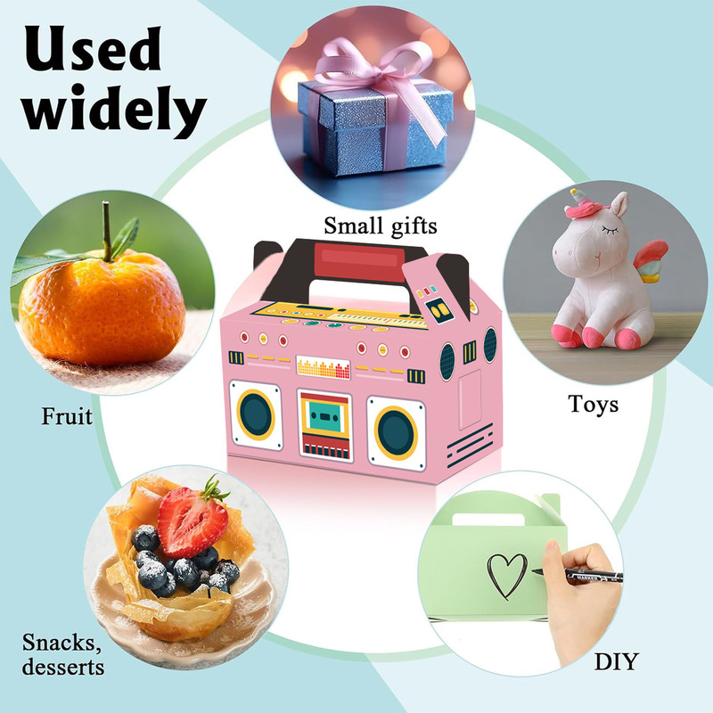 Cross-Border Hot-Selling In-Stock Vintage Radio Recorder Candy Box 80S Party Decoration Candy Tote Box Cross-Border Hot-Selling In-Stock Vintage Radio Recorder Candy Box 80S Party Decoration Candy Tote Box
