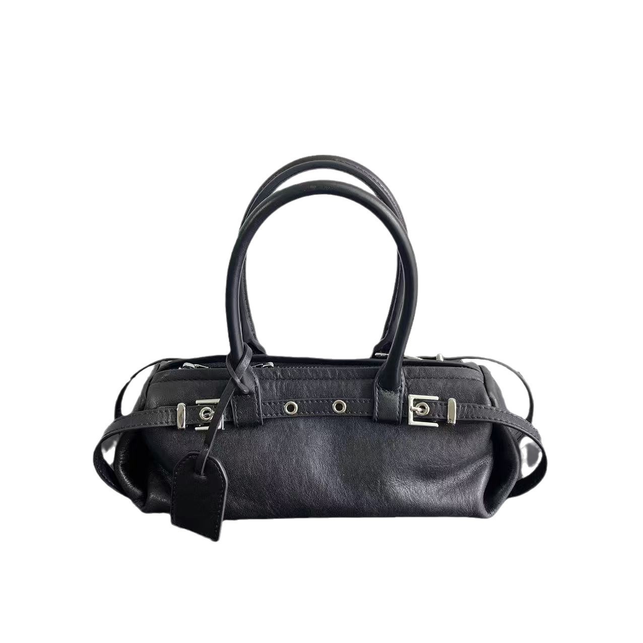 한국 스타일 패션 레트로 바게트 가방 여성 2024 새로운 패션 인기 언더암 숄더백 볼링 핸드백