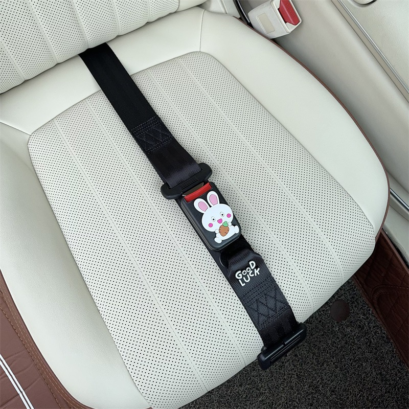 Car seat belt, Katong for Pregnant Women - three-point-anti-strangling-seatbelt-black-rabbit