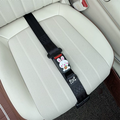 Car seat belt, Women to Prevent Belly Strangulation, Car - three-point-anti-strangle-safety-belt-black-maotu