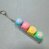 Four-button transparent shell-silicone cat claws (blue, pink, yellow and green)