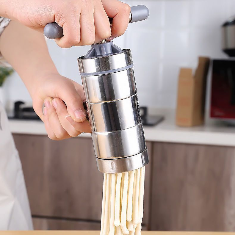 不锈钢面条机家用新款手动压面机饸烙河捞面机手工面