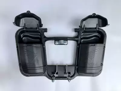 Motorcycle bumper, Motorcycle Bumper Frame with - iron-plastic-black-with-cover