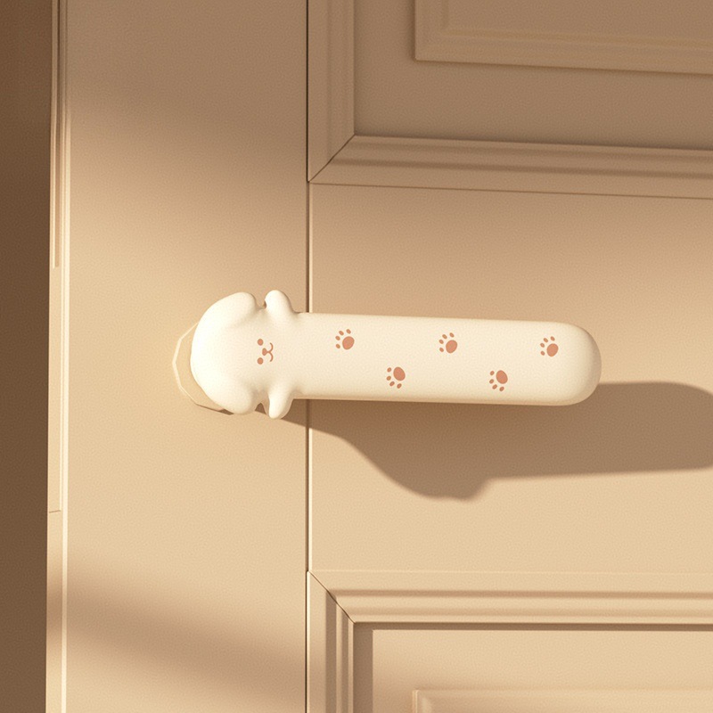 Puppy handle glove-apricot color