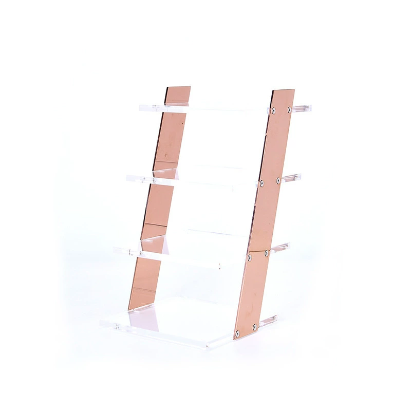 High-end transparent acrylic glasses, stand stainless steel, storage system solar-powered, sunglasses