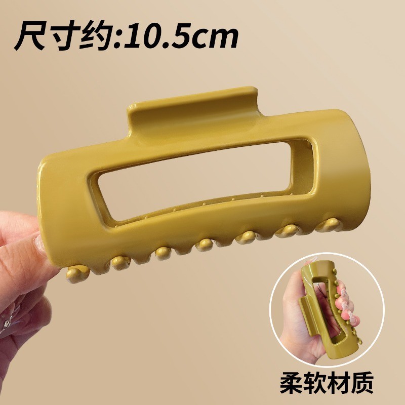 高级感软硅胶抓夹女鲨鱼夹安全替代品发夹盘发后脑勺夹子头饰发饰|undefined
