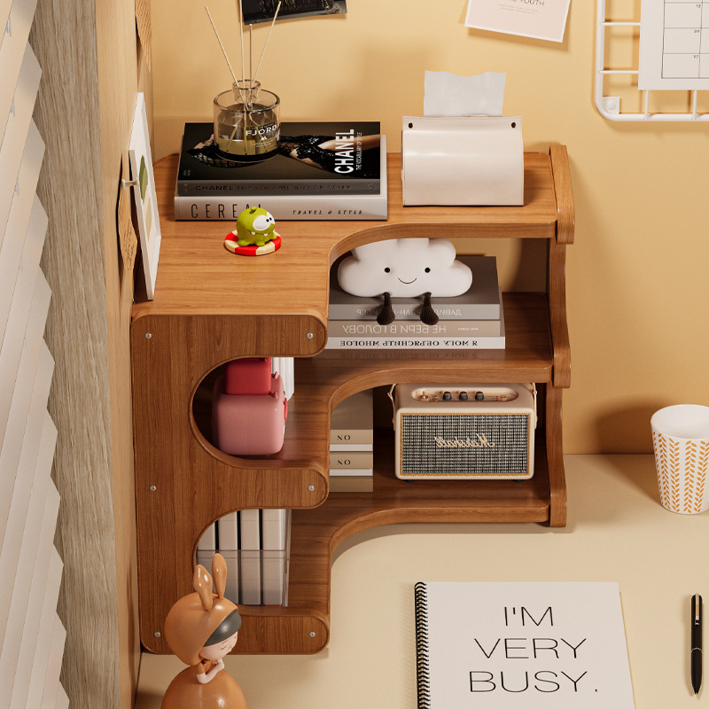 Desktop Multi-layer Storage Rack Household Countertop Corner Storage Rack Tea Table Dining Table Vertical Tea Cup Rack Multi-use