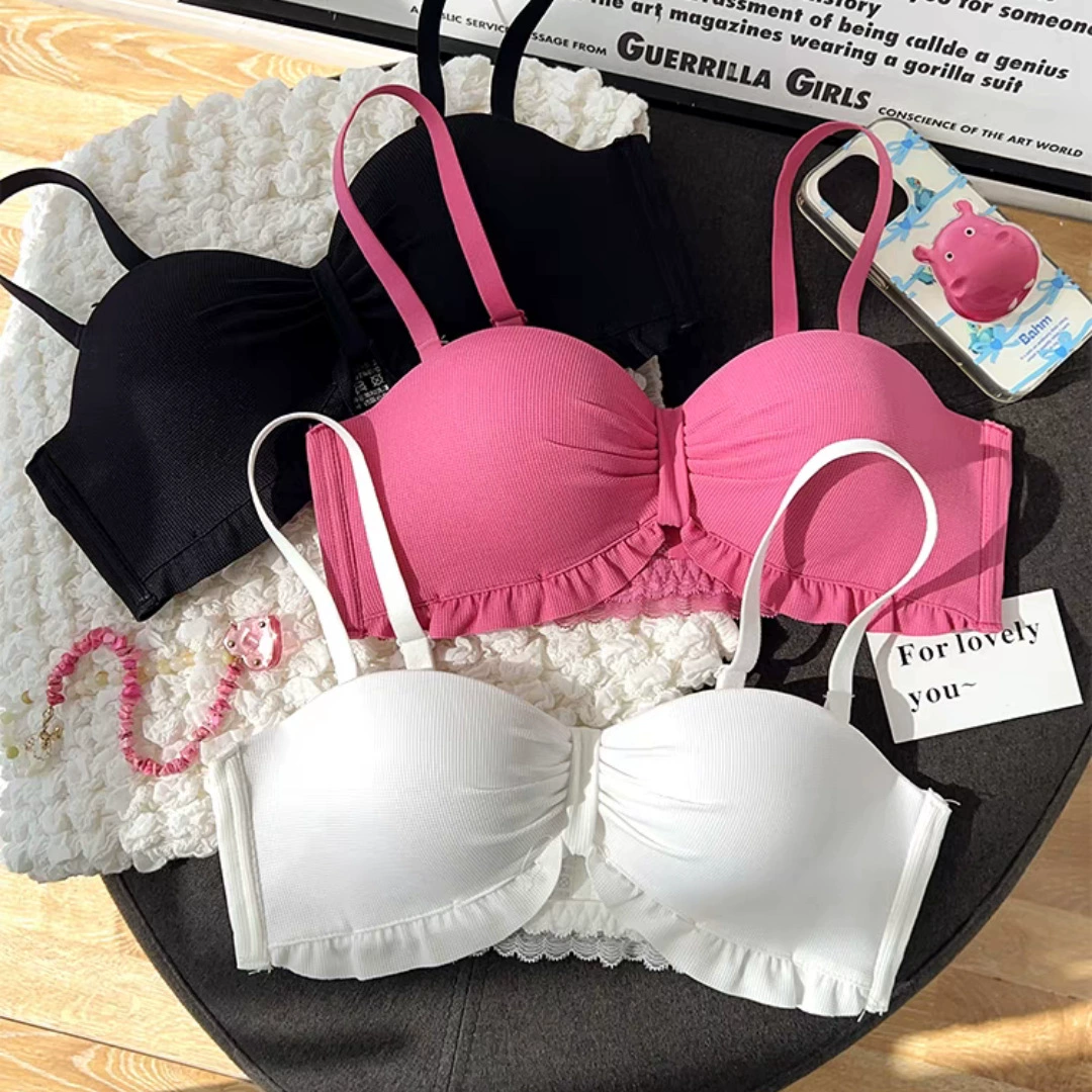 Non-slip straps, underwear, push up bra, supporting tube top, bra top, strapless