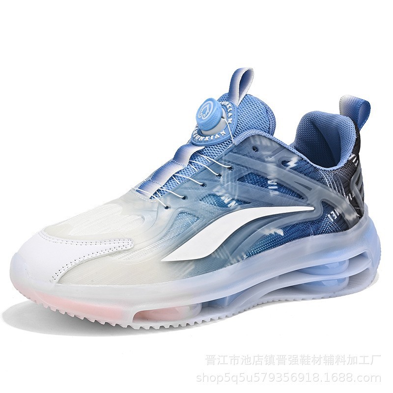 Zapatos de hombre de coco, superficie de malla transpirable, zapatos deportivos casuales, suela gruesa, aumento del colchón de aire, zapatos de moda de papá, venta al por mayor